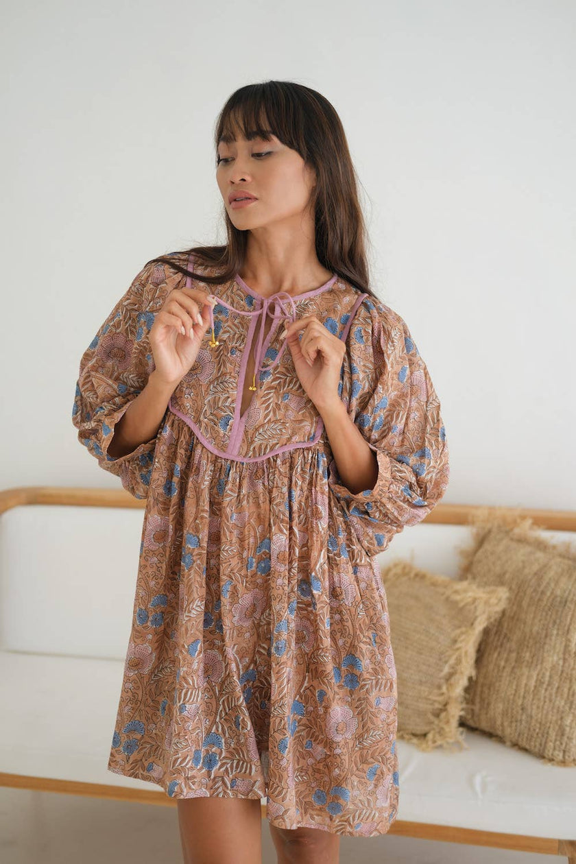Block Printed Dress (Zoha)