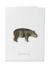 THANK YOU HIPPO GREETING CARD