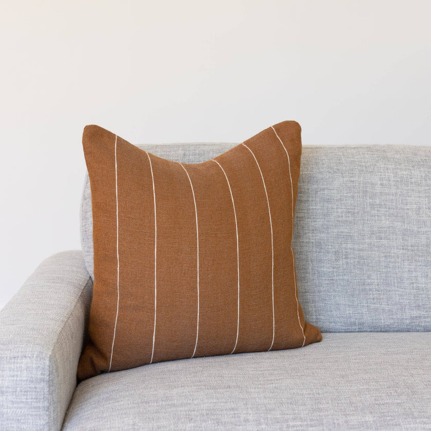 Wren in Spice Woven Pillow Cover