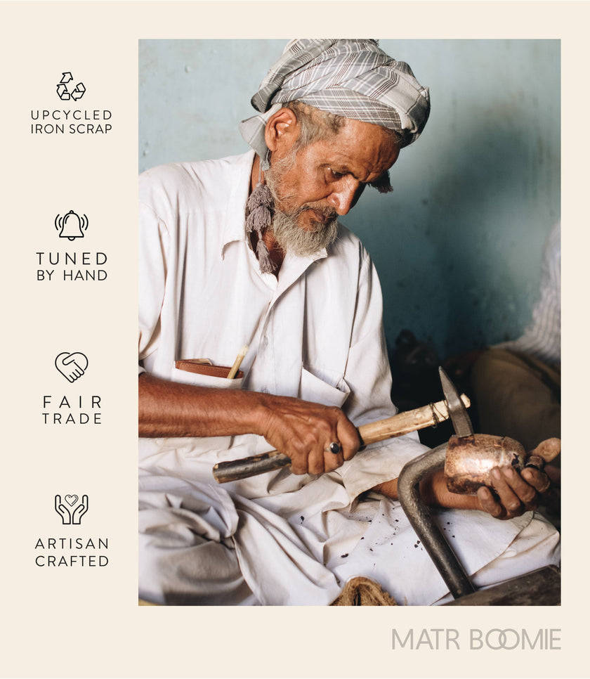 Rustic Bell Hanging Garland - Hand Tuned, Fair Trade