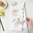 Springtime tea towel