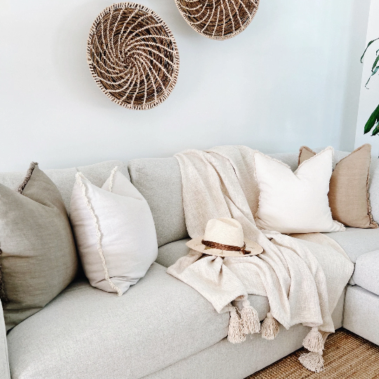 Neutral Linen Pillow Covers