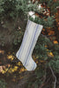 Holiday Christmas Stocking - ticking stripe