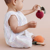 Teether Beet Cotton Crochet Rattle