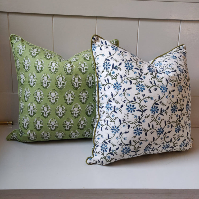 Pia Green Cushion Cover