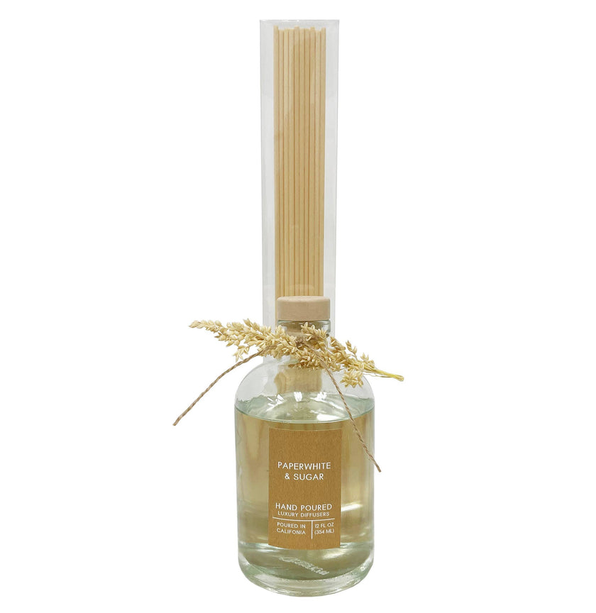 Paperwhite & Sugar Botanical Tie Reed Diffuser