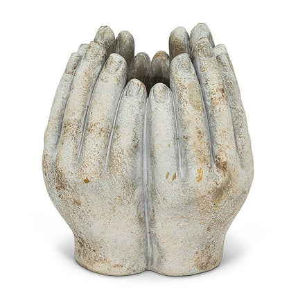 Sm Tall Hands Planter-7