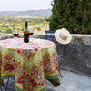 Jardin Red & Green | French Tablecloths