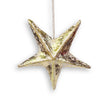 White Paper Mache Star Ornaments