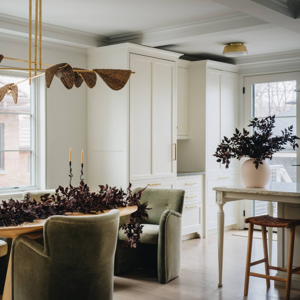 Plum Fake Cimicifuga Ramosa Leaves - 31