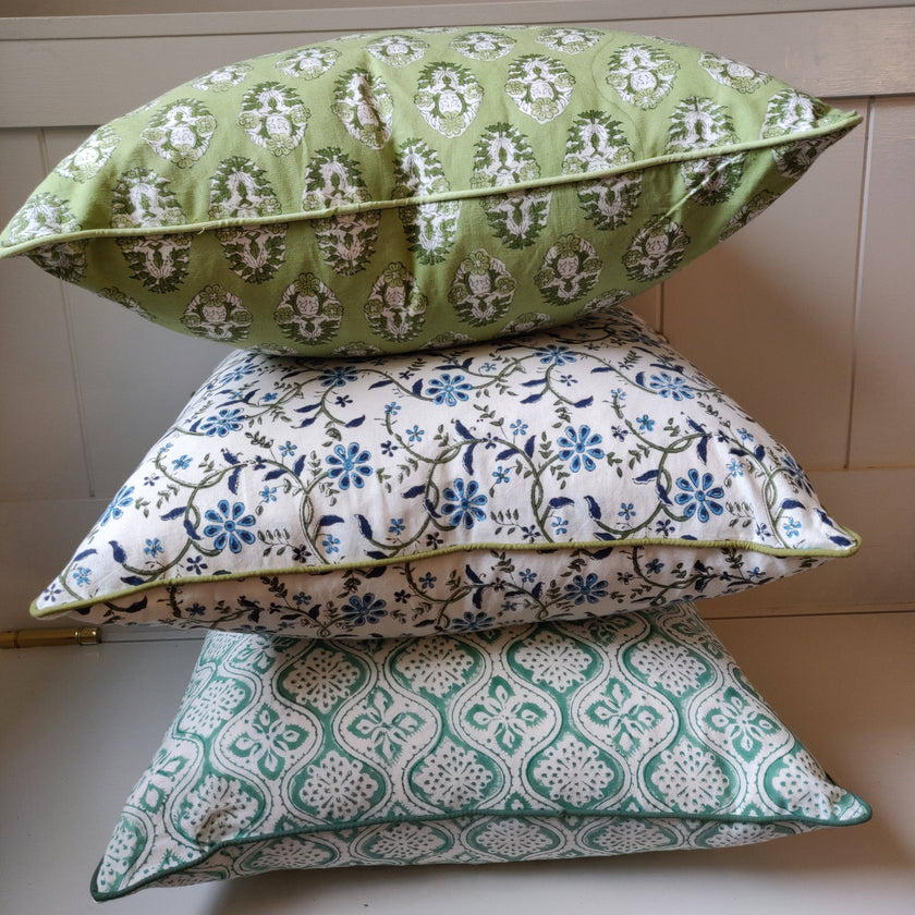Pia Green Cushion Cover