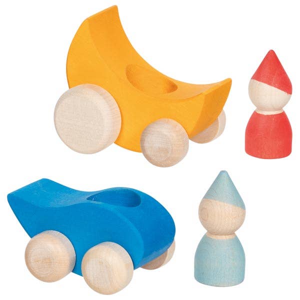 Droplet & Moon Ride, 2 Gnome Vehicles - goki Evolution