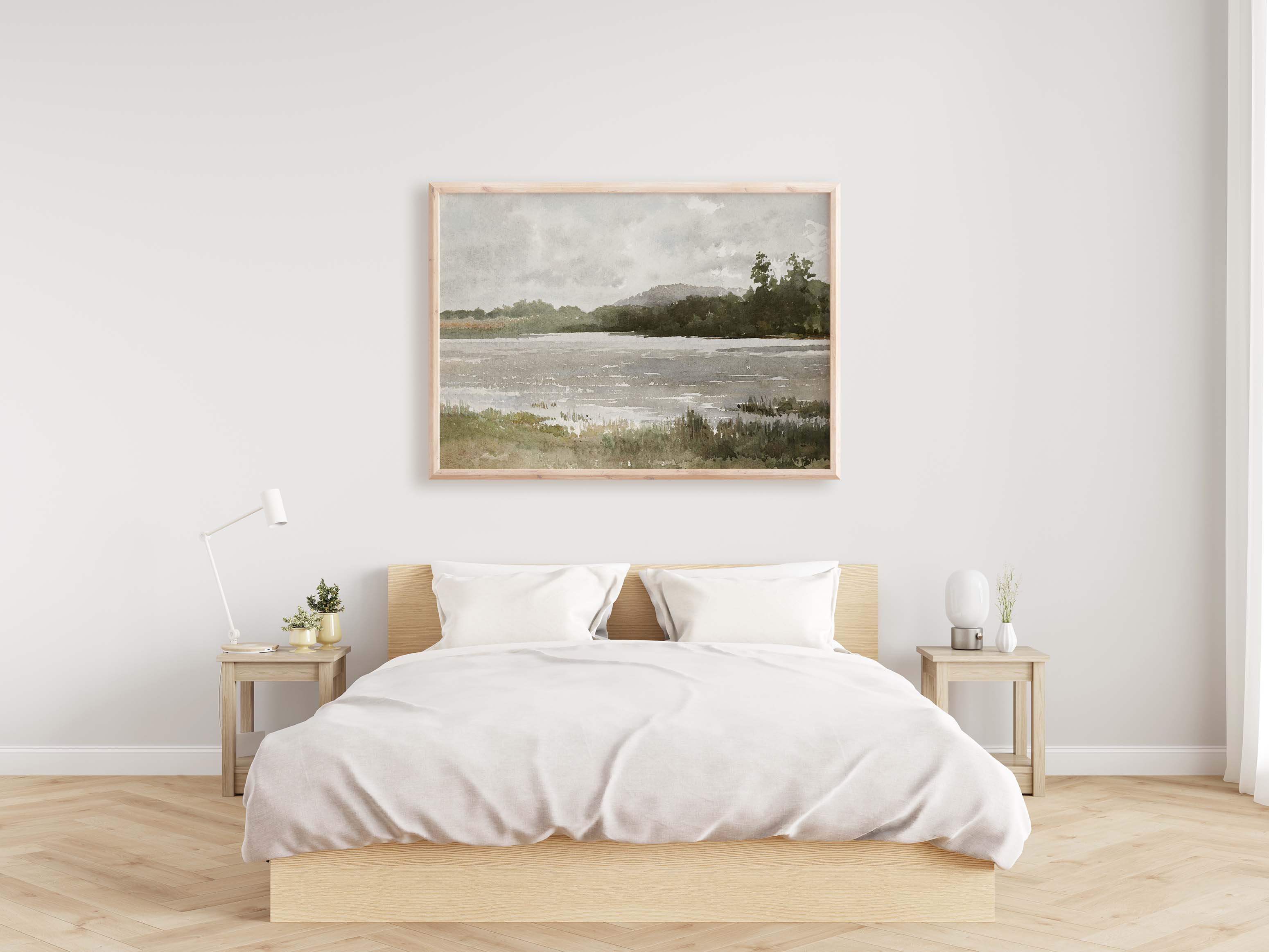 Rolling Hills Vintage Art Print