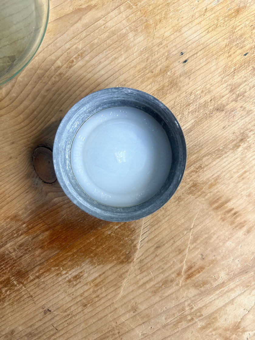 RARE ANTIQUE MASON'S CFJ PATENT NOV 30TH 1858 Half Gallon Aqua CANNING JAR with Zinc Lid