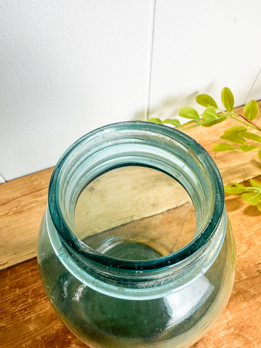 Authentic Antique Blue Ball Perfect Mason Jar Circa 1910-1923