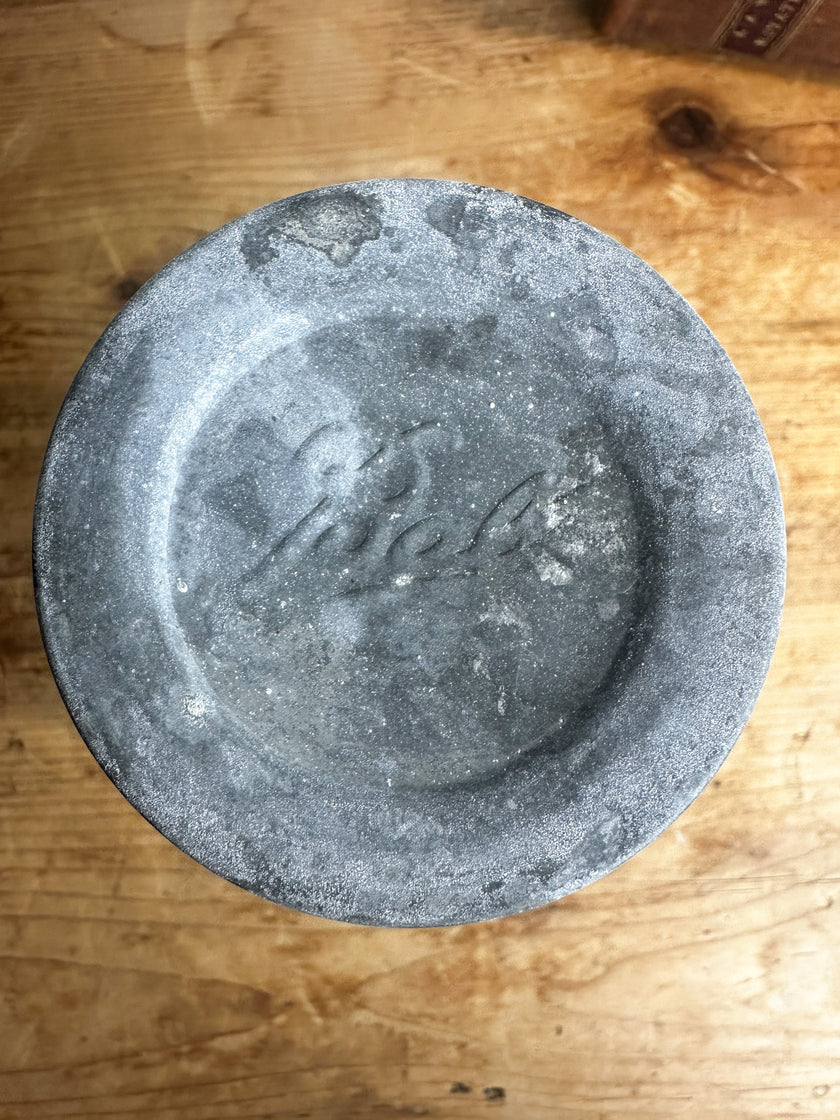 Authentic Vintage Blue Ball Perfect Mason Jar Quart Size Circa 1923-1933