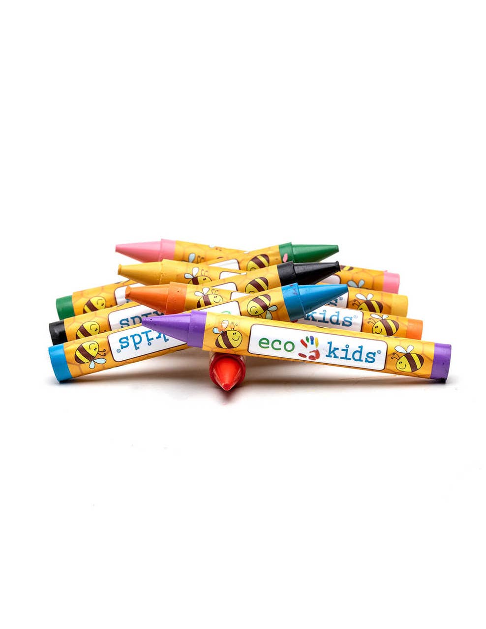 beeswax crayons - extra large - case: With display