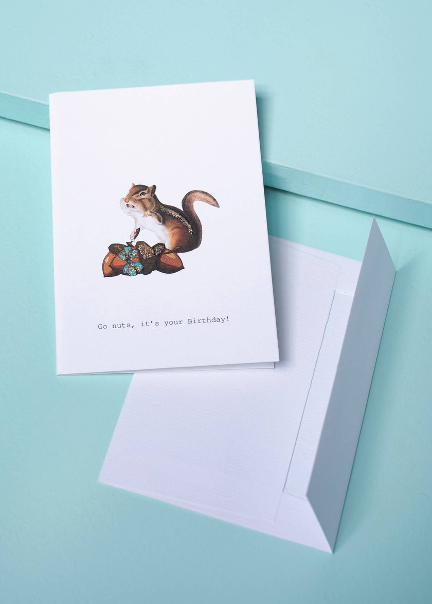 GO NUTS BIRTHDAY CARD