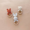 Teether Bear Cotton Rattle Baby Newborn Gift Toy