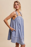 Denim A-Line Overall Dress