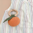 Teether Orange Cotton Clementine