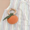 Teether Orange Cotton Clementine