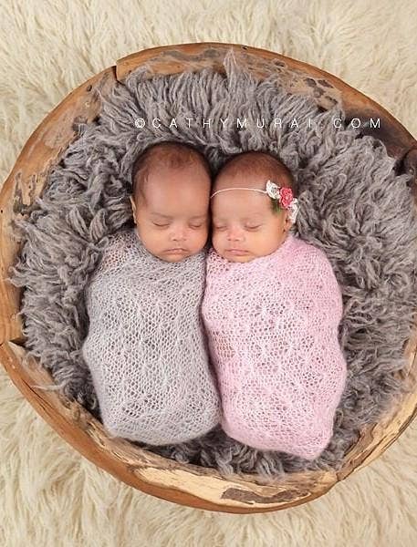 Baby Wrap | Mohair Hand Knit Baby Blanket