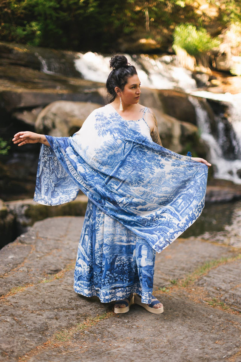 Let The Light In Bohemian Bamboo Scarf