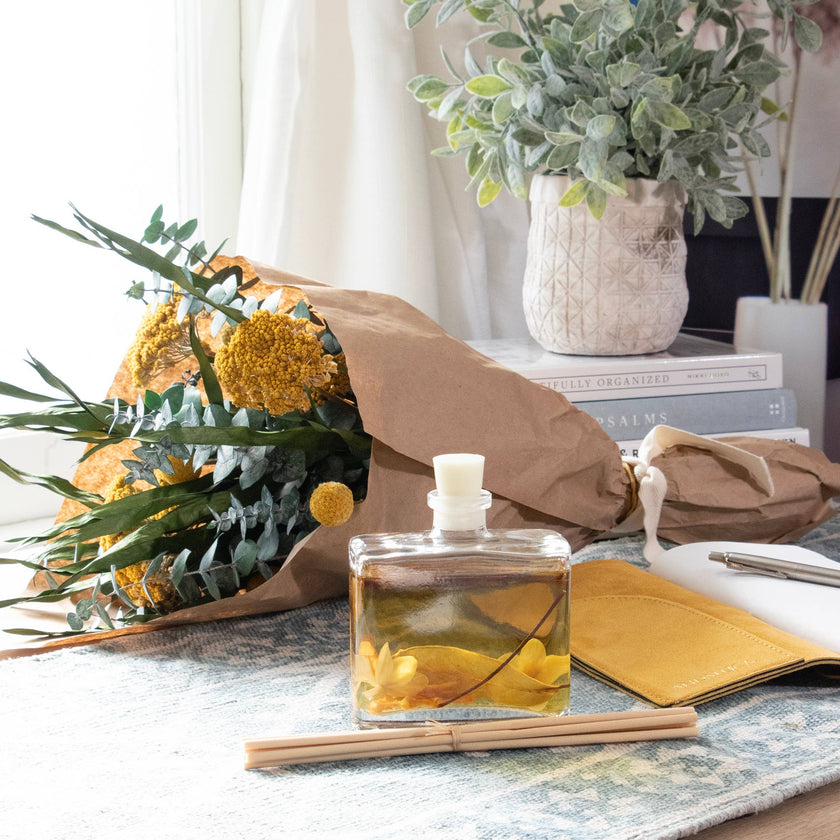 Lemon Zest and Thyme Botanical Reed Diffuser