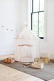 Fabric Play Tent Castle: Terrazzo Beige