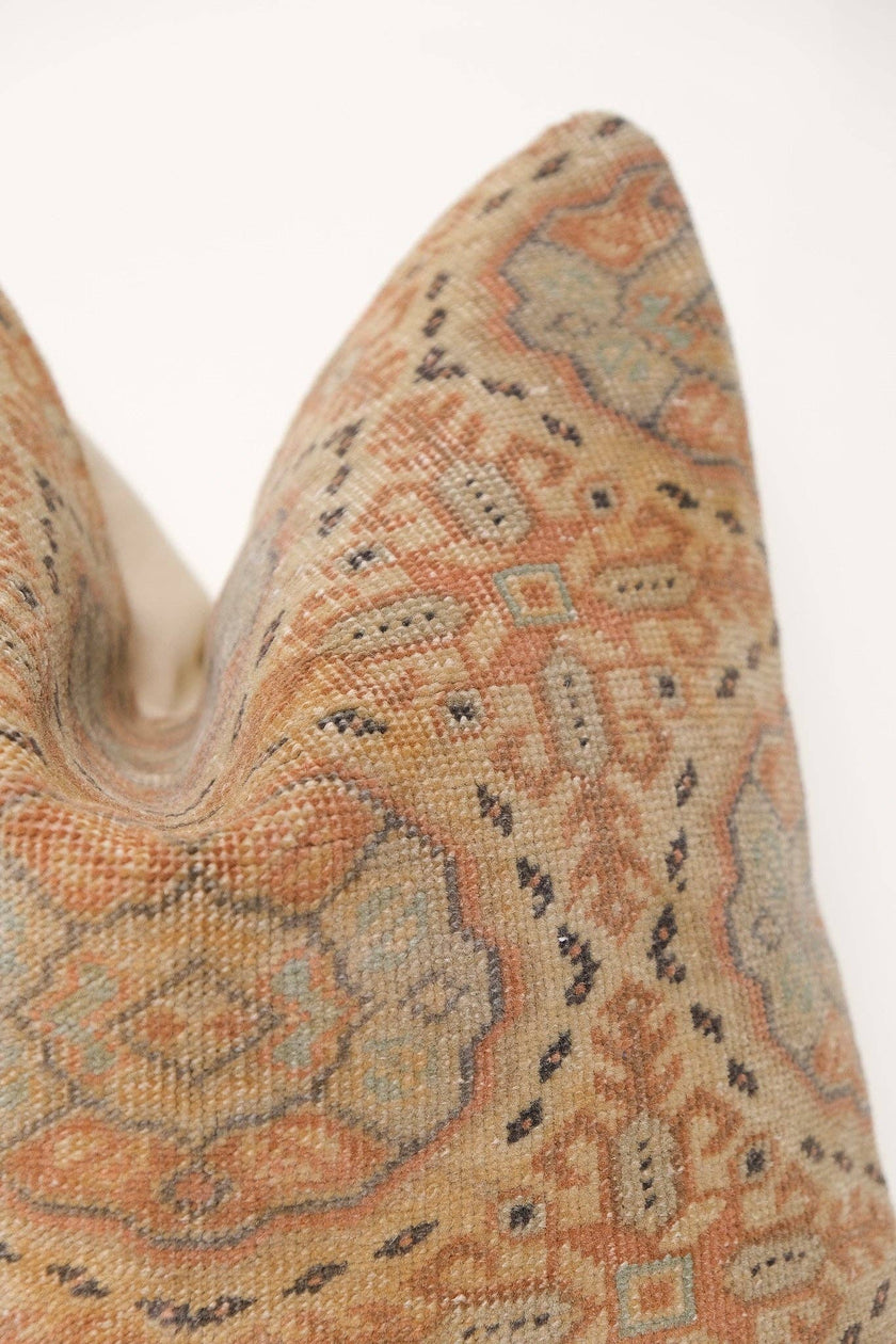 Mara Turkish Vintage Rug Pillow (18X18)
