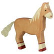 Horse, standing, light brown