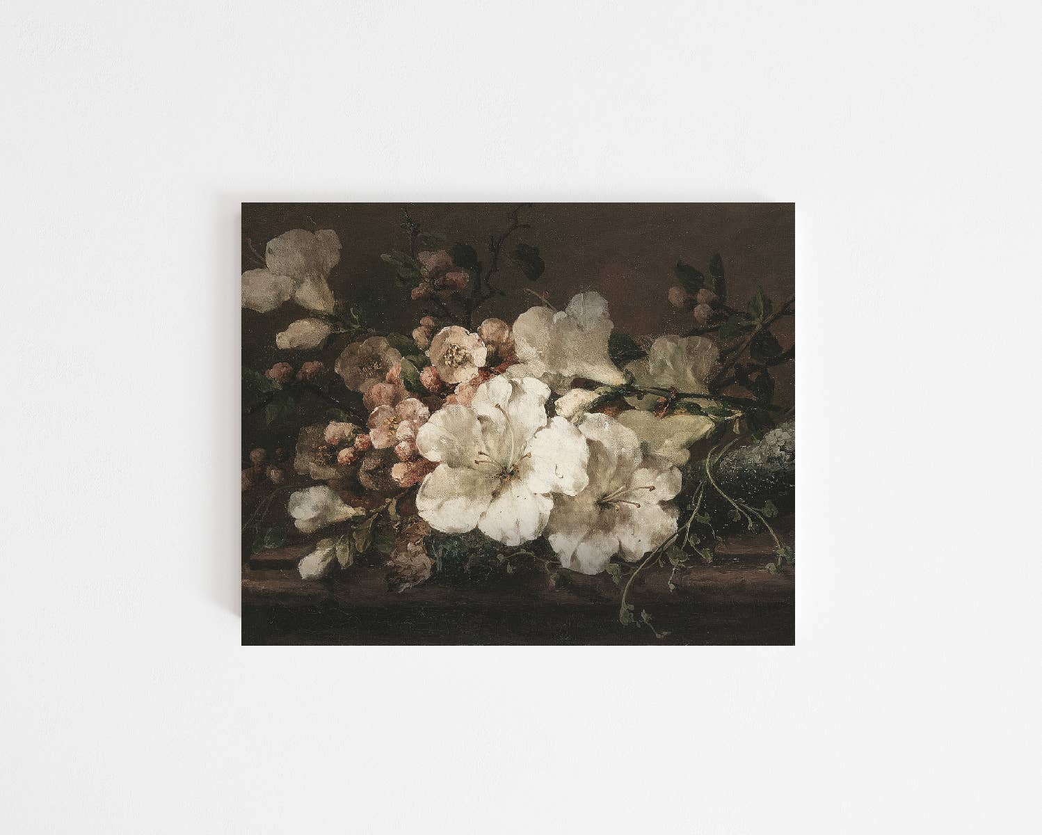 Moody Floral Art Print