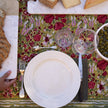 Jardin Red & Green | French Tablecloths