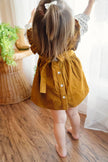 Corduroy Pinafore Baby Dress 2T