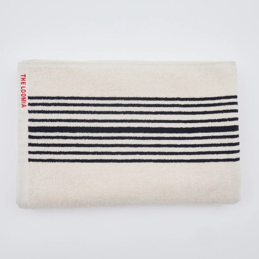 Melika Turkish Cotton Edge Striped  Hand Towel