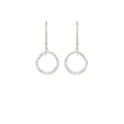 Small Opihi Circle Earrings