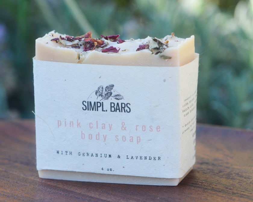 Pink Clay & Rose Soap