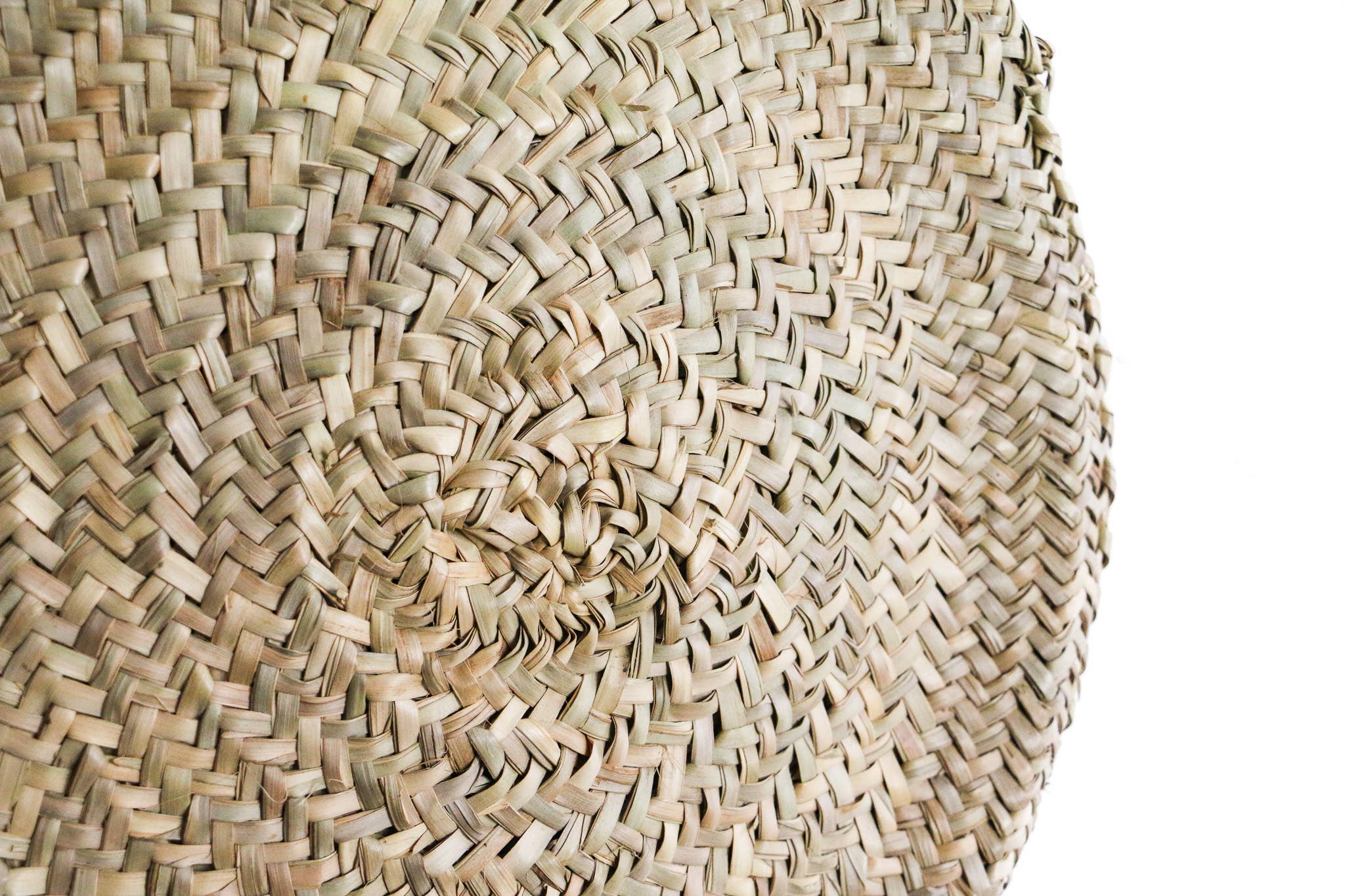 Woven Round Beach Tote