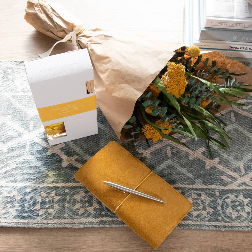 Baby Eucalyptus and Yarrow Bouquet