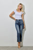 MID RISE SKINNY CROP