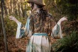 Awakening Opera Duster Kimono Robe w/Landscape and Eagle