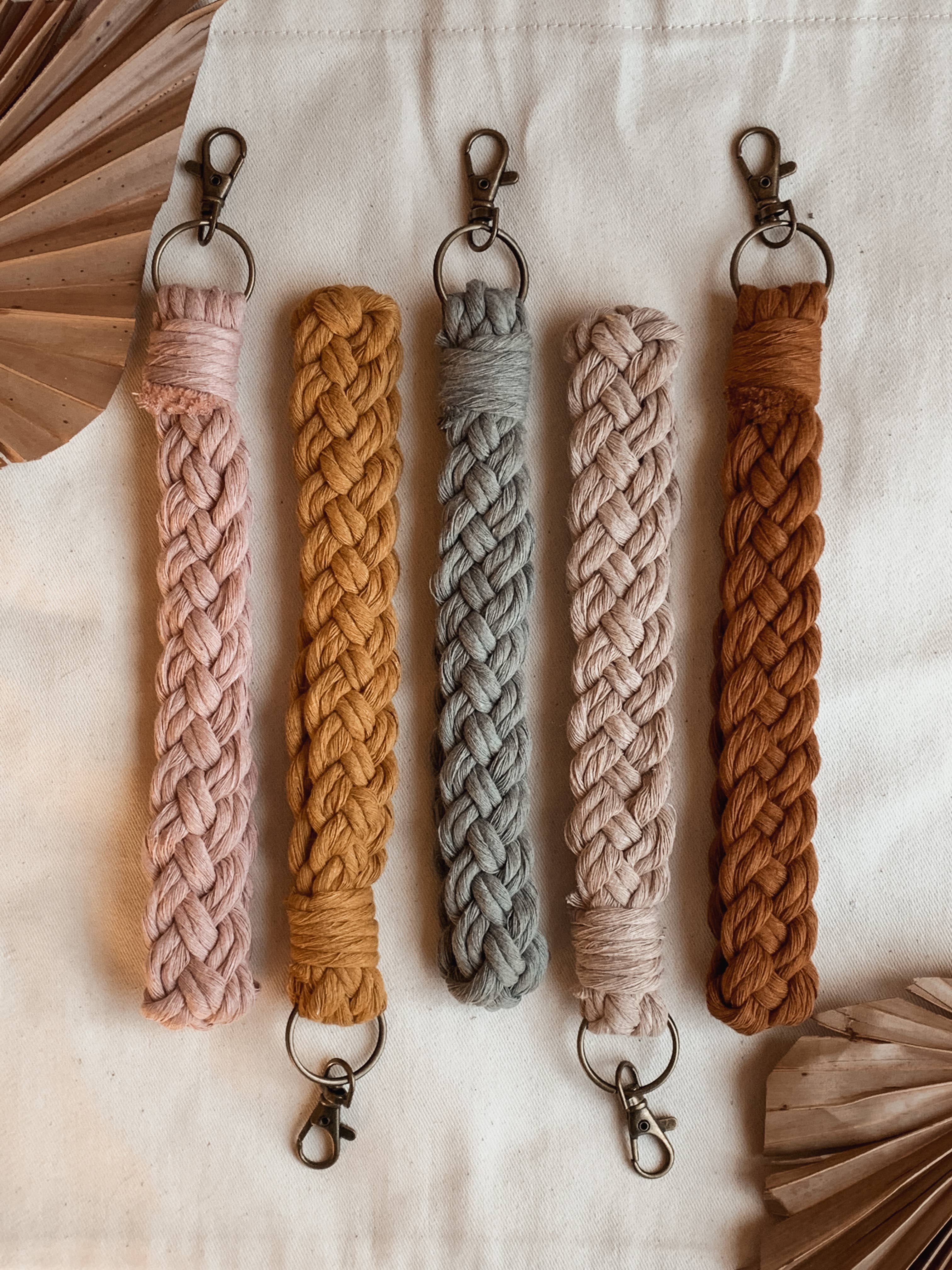 Braided Wristlet Keychain - Everyday Accessories, Gifts