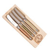 Jean Dubost 4 Mineral Colored Spreaders in a box