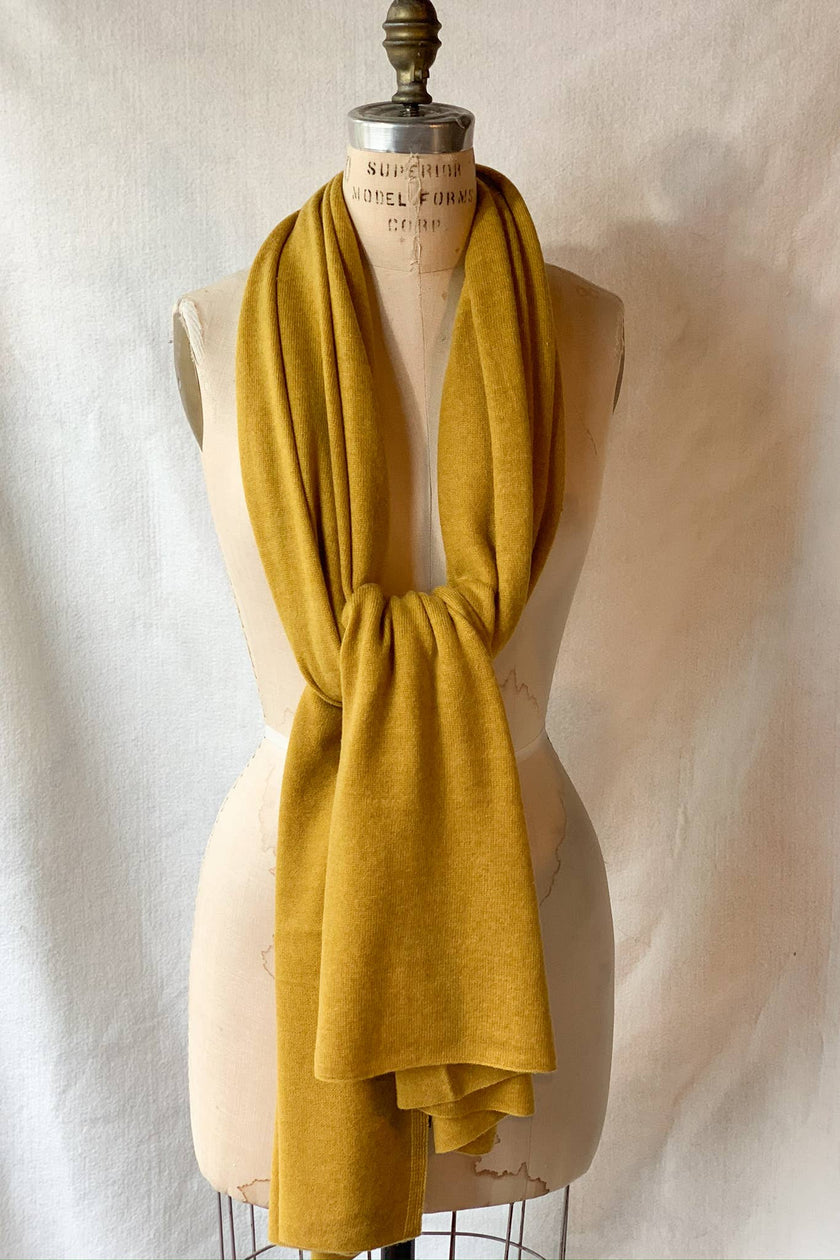 Cashmere Scarf/Wrap Lotta Yellow