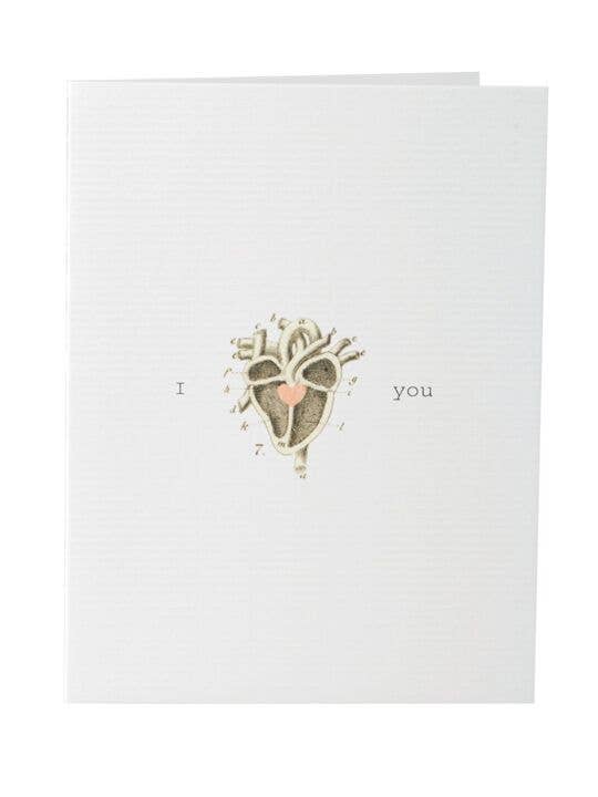 I Heart You Greeting Card