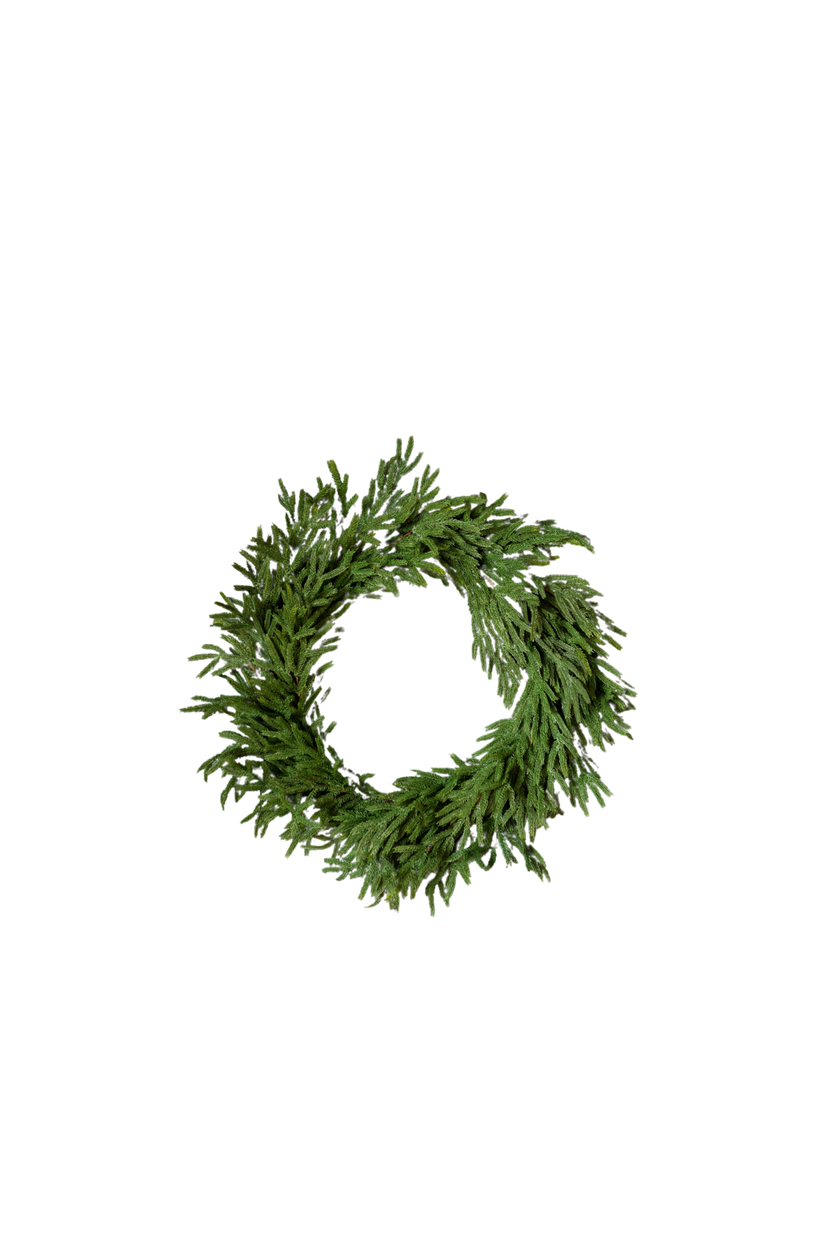 Norfolk Full Real Touch Wreath - 34