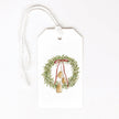 Bell wreath gift tags