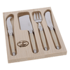 Jean Dubost Mini 4 Piece Cheese Set in Ivory