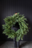 Norfolk & Cypress Mixed Real Touch Wreath - 34
